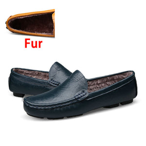 The Moccasins Mens Leather Loafers