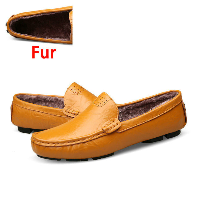 The Moccasins Mens Leather Loafers